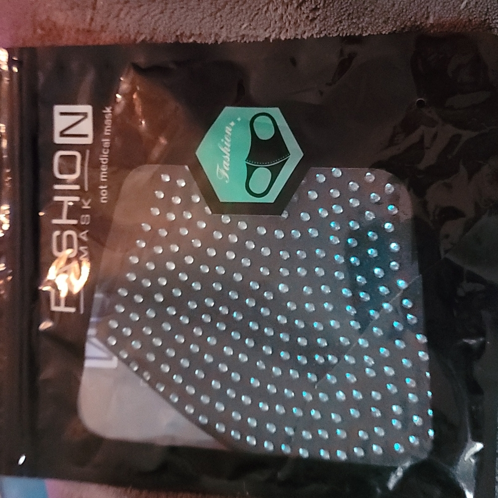 Fashion Mask Blue Jewels